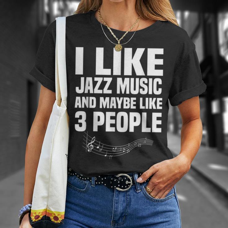 ジャズミュージックジャンル ミュージシャン 作曲家 内向的パフォーマー Tシャツ 彼女への贈り物