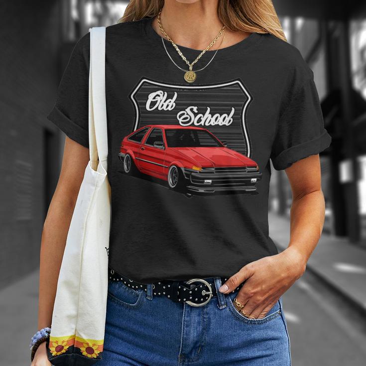 ジャパニーズクラシックチューナー、ドリフトカー、メンズオールドスクールホットロッド Tシャツ 彼女への贈り物