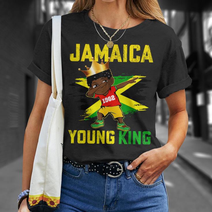 ジャマイカ キング 61Th Celebrating 1952 ブラック 男の子 キッズ 幼児 Tシャツ 彼女への贈り物