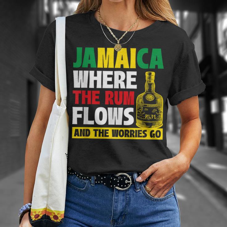 ジャマイカラム、レゲエ、ビーツ、ジャマイカバケーション Tシャツ 彼女への贈り物