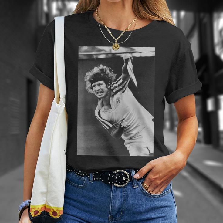 ジョン・マッケンロー テニス 全仏オープン 1980年ウィンブルドン Tシャツ 彼女への贈り物