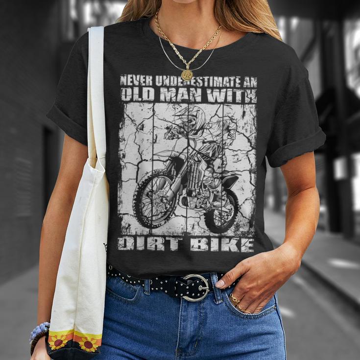 ダートバイクオールドマン Tシャツ 彼女への贈り物