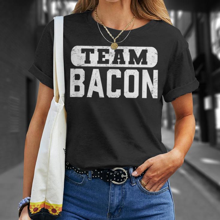 チームベーコンファニーベーコンラバー Tシャツ 彼女への贈り物