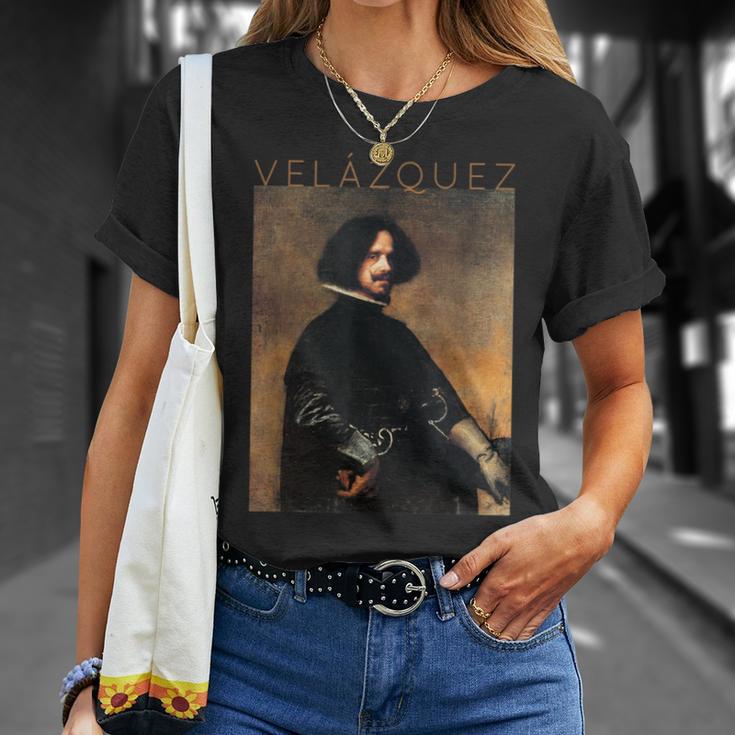 ディエゴ・ベラスケス 自画像 Tシャツ 彼女への贈り物