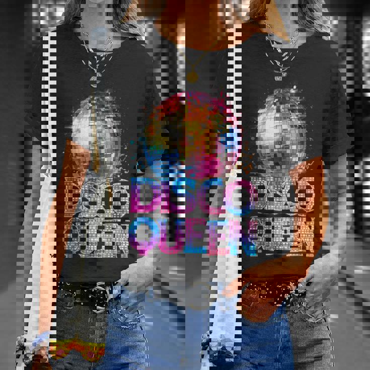 ディスコクイーン 70年代ディスコをテーマにしたヴィンテージ70年代コスチューム。 Tシャツ 彼女への贈り物