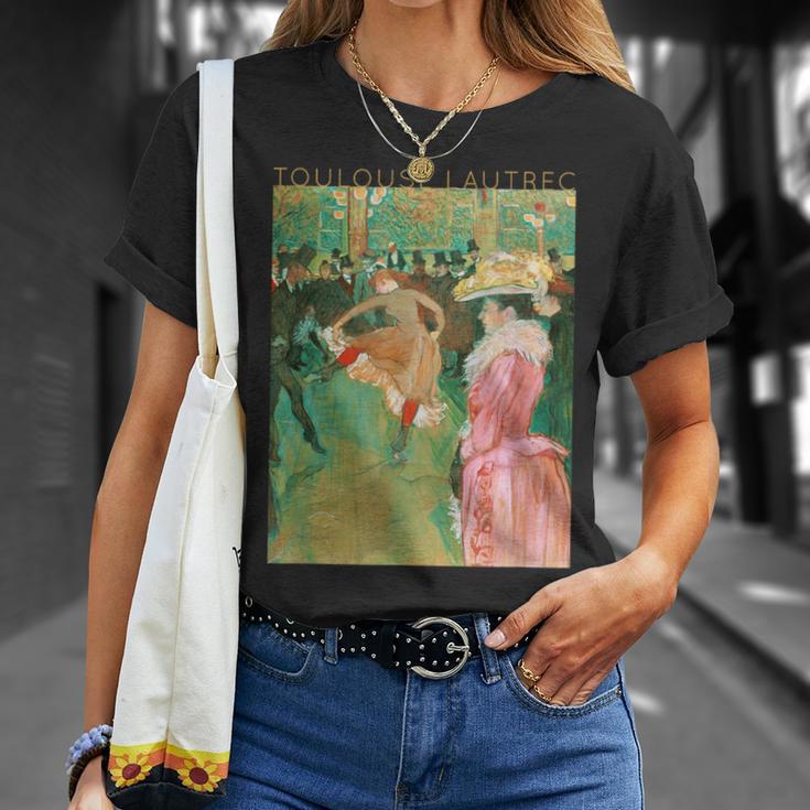 トゥールーズ・ロートレック アーティストのためのダンス Tシャツ 彼女への贈り物