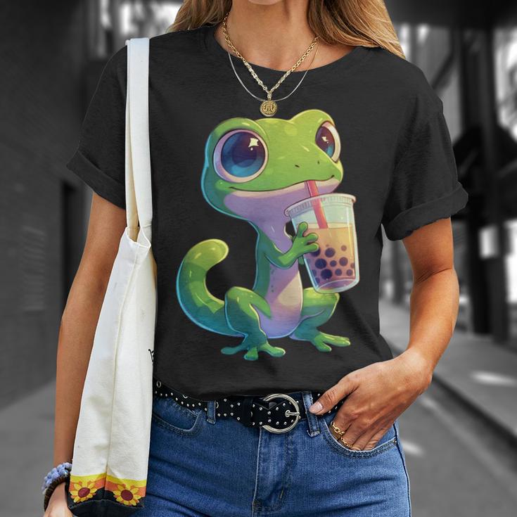 トカゲ かわいい 野生動物 ヤモリ かわいい 爬虫類 Tシャツ 彼女への贈り物