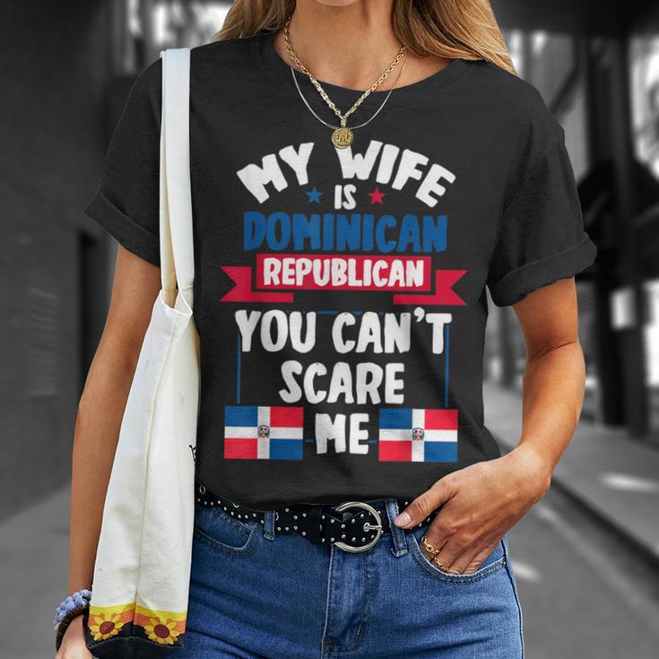メンズ ドミニカ共和党の妻ドミニカ共和国 Tシャツ 彼女への贈り物