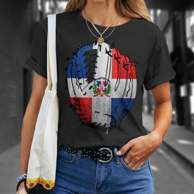 ドミニカ共和国 野球 遊撃手 外野手 Drフラッグ Tシャツ 彼女への贈り物