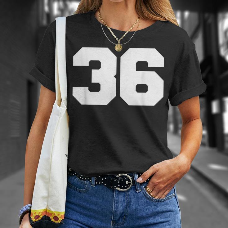 ナンバー36 スポーツジャージプレーヤー 36 ファンフロントプリント 代表チーム Tシャツ 彼女への贈り物