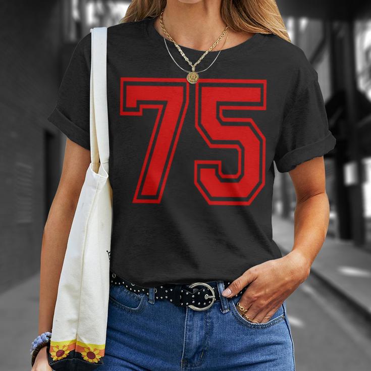 ナンバー75 Redports Teamtyle 長袖tシャツ Tシャツ 彼女への贈り物