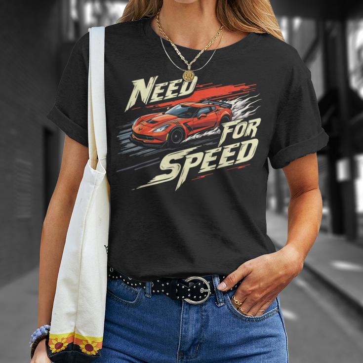 ニード・フォー・スピード ハイオクタンレース グラフィックデザイン Tシャツ 彼女への贈り物