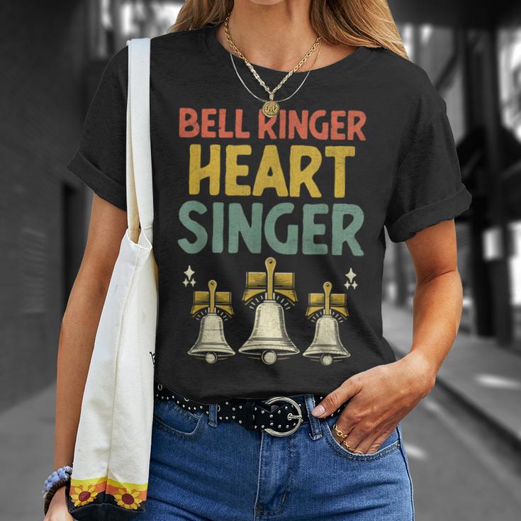 ハンドベル 奏者 合唱 面白い ハンドベル 楽器 Tシャツ 彼女への贈り物