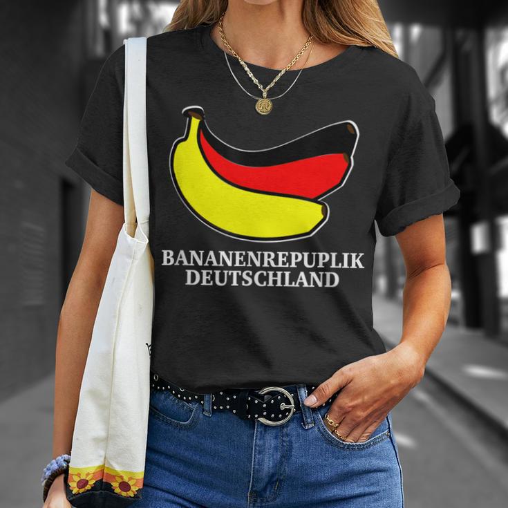 バナナギフト Ddr Brd 政治 ギフト バナナ共和国 ドイツ Tシャツ 彼女への贈り物