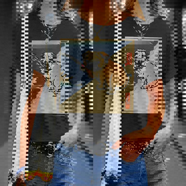 パグ 犬 面白いtシャツ イヌ 釣り メンズ おもしろ 面白い 服 おもしろグッズ 文字tシャツ ネタ 海釣り 川釣り Tシャツ 彼女への贈り物