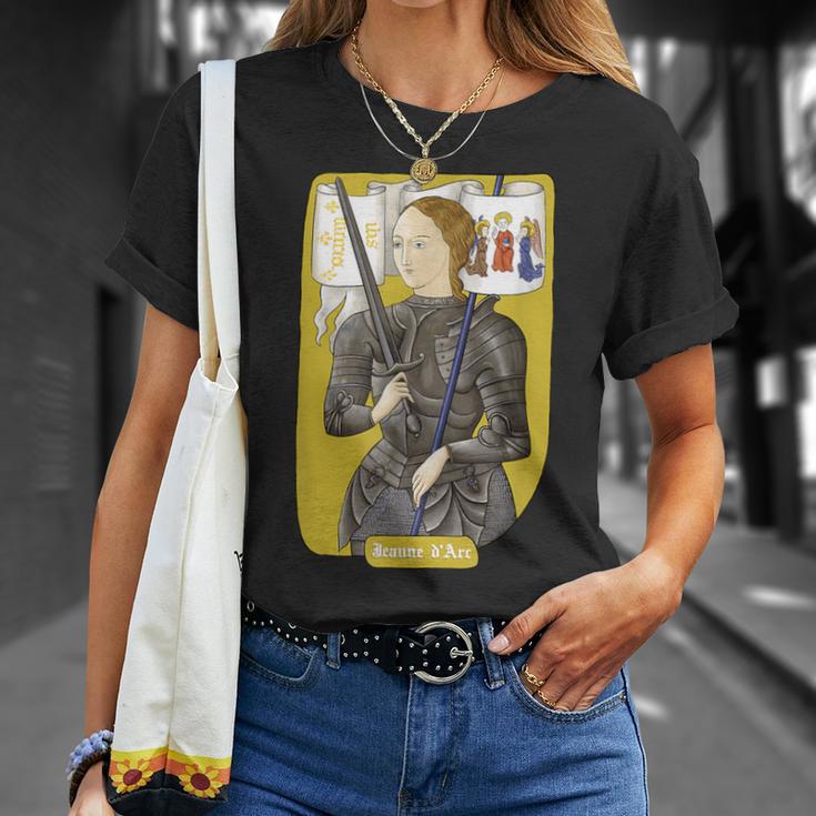 フランスのヒロインの聖ジャンヌ・ダルク Tシャツ 彼女への贈り物