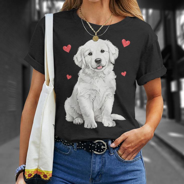 ホワイトゴールデンレトリバー ホワイトイングリッシュクリーム ゴールデンレトリバー Tシャツ 彼女への贈り物