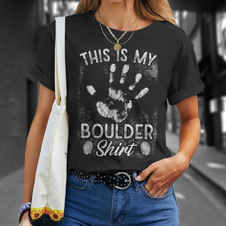 ボルダリング チョーク手形 Tシャツ 彼女への贈り物