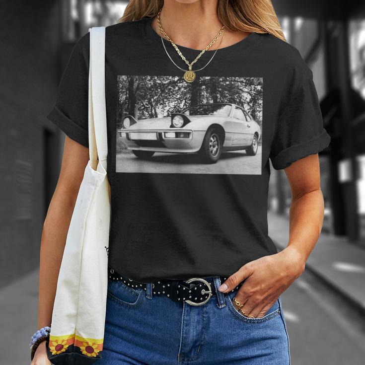 ポルシェ 924 1977 スポーツカー Tシャツ 彼女への贈り物