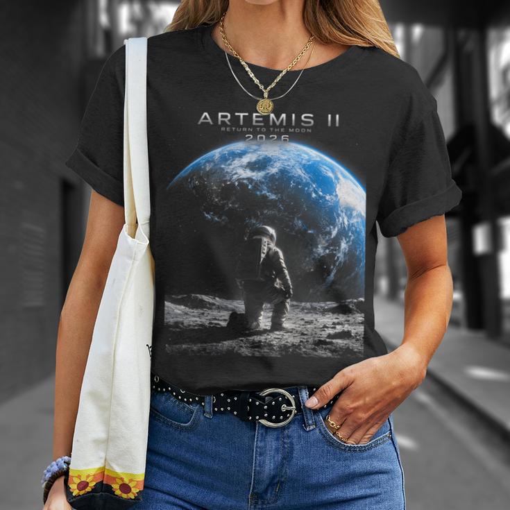 ミッション・トゥ・ザ・ムーン 宇宙飛行士アルテミス 2026 ロケットアルテミス2 Tシャツ 彼女への贈り物