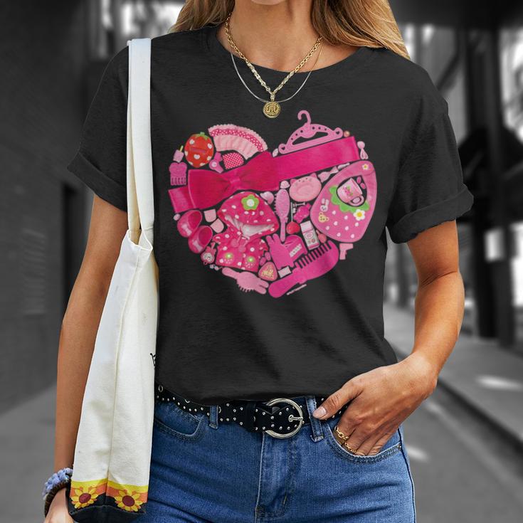 メルちゃん モチーフグラフィック 〜ハート〜 Tシャツ 彼女への贈り物