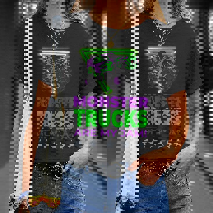 モンスタートラックは私のジャムです Tシャツ 彼女への贈り物