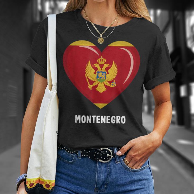 モンテネグロ国旗シャツ Tシャツ 彼女への贈り物