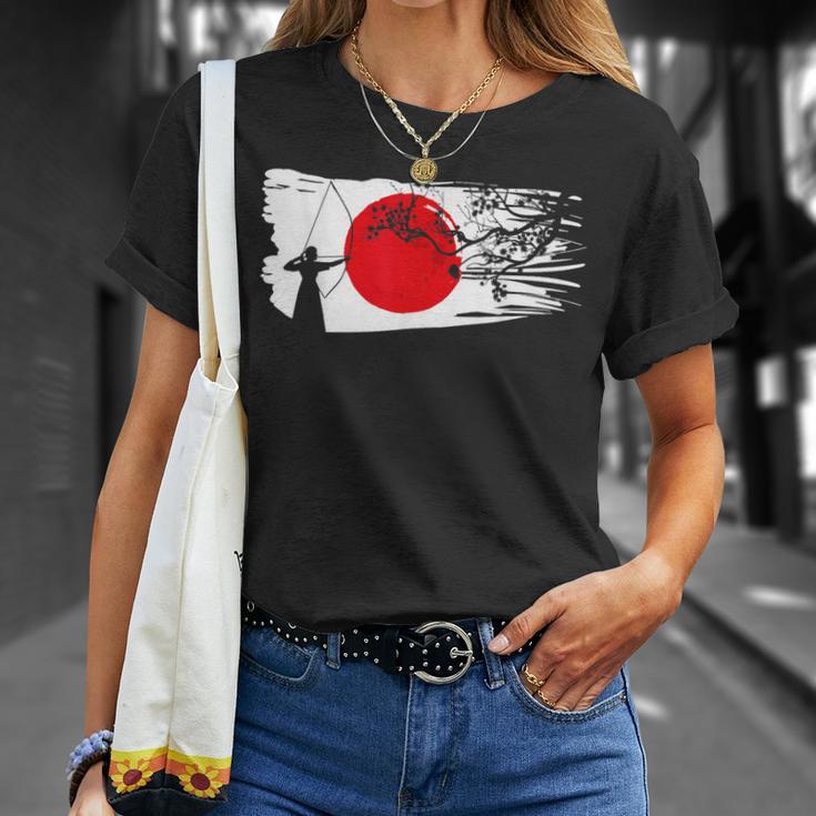 ユミ 弓矢 弓道 日本語アーチェリー Tシャツ 彼女への贈り物