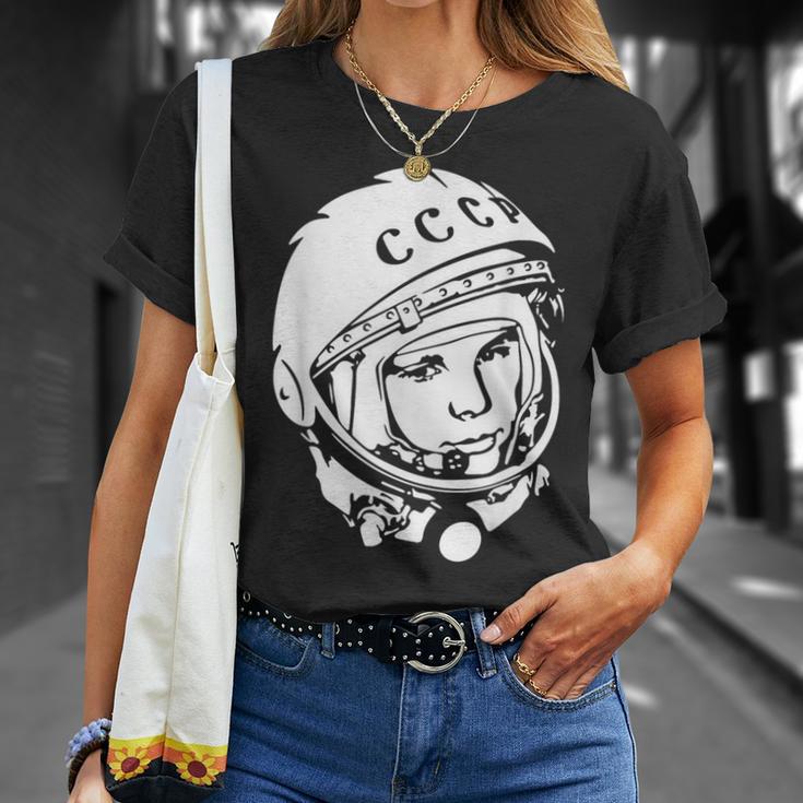 ユーリガガーリン Cccpデザイン Tシャツ 彼女への贈り物