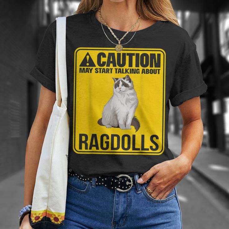 ラグドールの話を始めようかな。子猫猫の飼い主 ラグドール Tシャツ 彼女への贈り物
