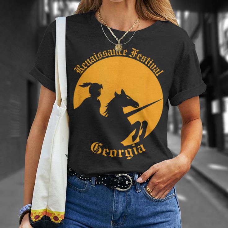 ルネッサンス・フェスティバル ジョージア・ナイト&ホース Tシャツ 彼女への贈り物