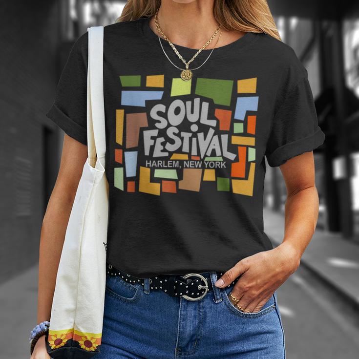 レトロ'70年代ソウルフェスティバルハーレムニューヨーク Tシャツ 彼女への贈り物
