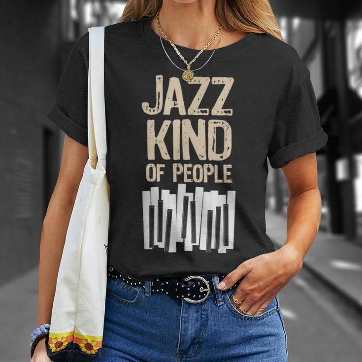 レトロ ジャズ 音楽愛好家 ピアノプレーヤー ミュージシャン キーボード Tシャツ 彼女への贈り物