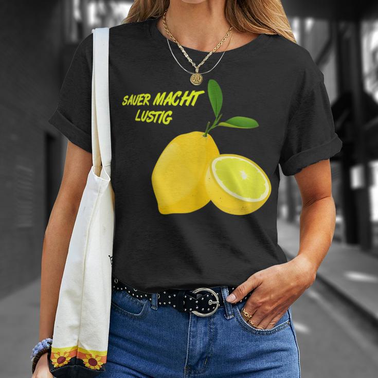 レモンセリフ、サワーメイク 面白いフルーツレモンギフト Tシャツ 彼女への贈り物