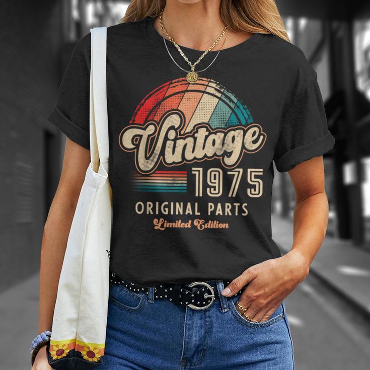 ヴィンテージ 1975 オリジナル・パーツ 限定版 誕生51周年記念 Tシャツ 彼女への贈り物