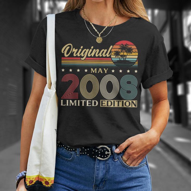 ヴィンテージカー 2008 年5月 18 歳の誕生日 2008 年のクラシックカー Tシャツ 彼女への贈り物