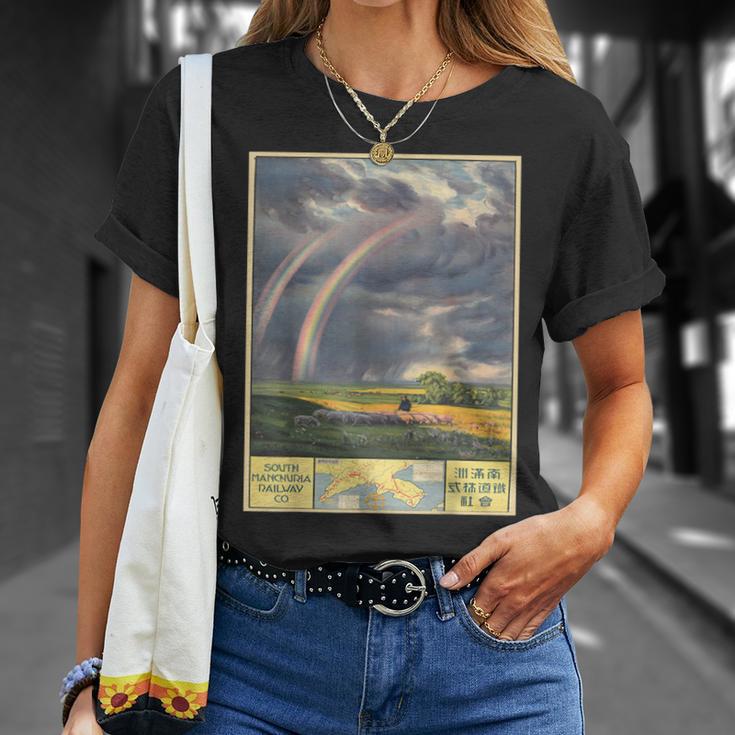 ヴィンテージポスター-南満州鉄道 Tシャツ 彼女への贈り物