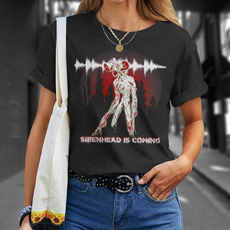 不気味なクリーチャーサイレンヘッド Tシャツ 彼女への贈り物