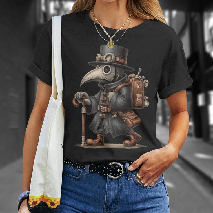 中世のペストマスクコスチューム おかしな医師用 Tシャツ 彼女への贈り物