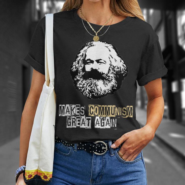 共産主義を再び素晴らしいものにする、カール・マルクス、コムニスムス、マルクス Tシャツ 彼女への贈り物