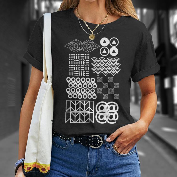 吉祥文様 アイコン版 Tシャツ 彼女への贈り物