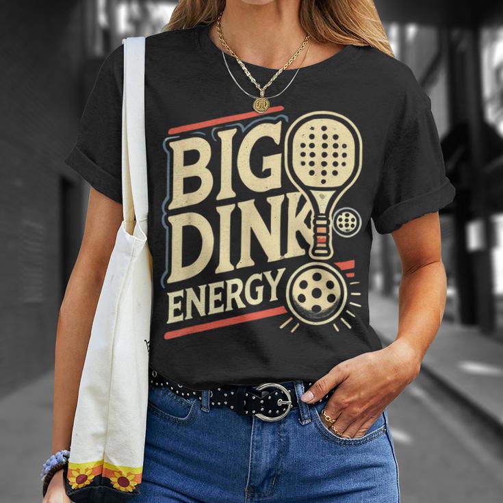 大きなピックルボール ディンク エネルギー ピックルボール パドル スポーツ愛好家 Tシャツ 彼女への贈り物