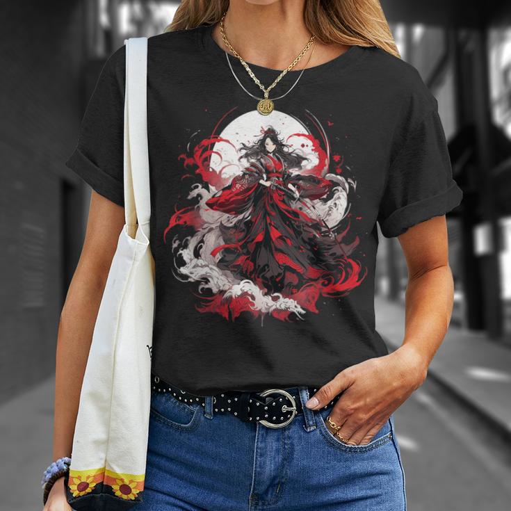 女の子 刀 刀 侍 ヴィンテージ 戦闘機 レトロ デザイン Tシャツ 彼女への贈り物