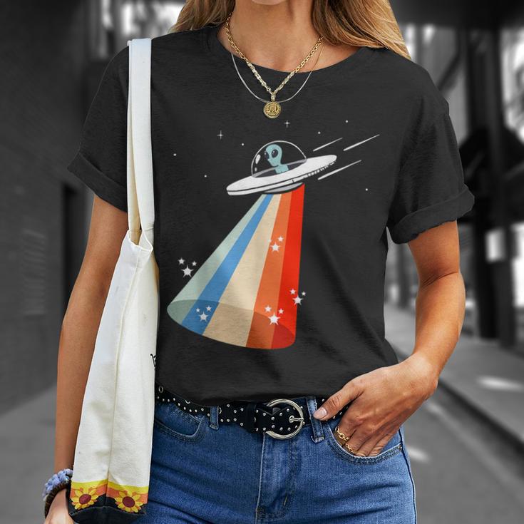 宇宙人誘引ufo 地球外飛行スペース エイリアン Tシャツ 彼女への贈り物