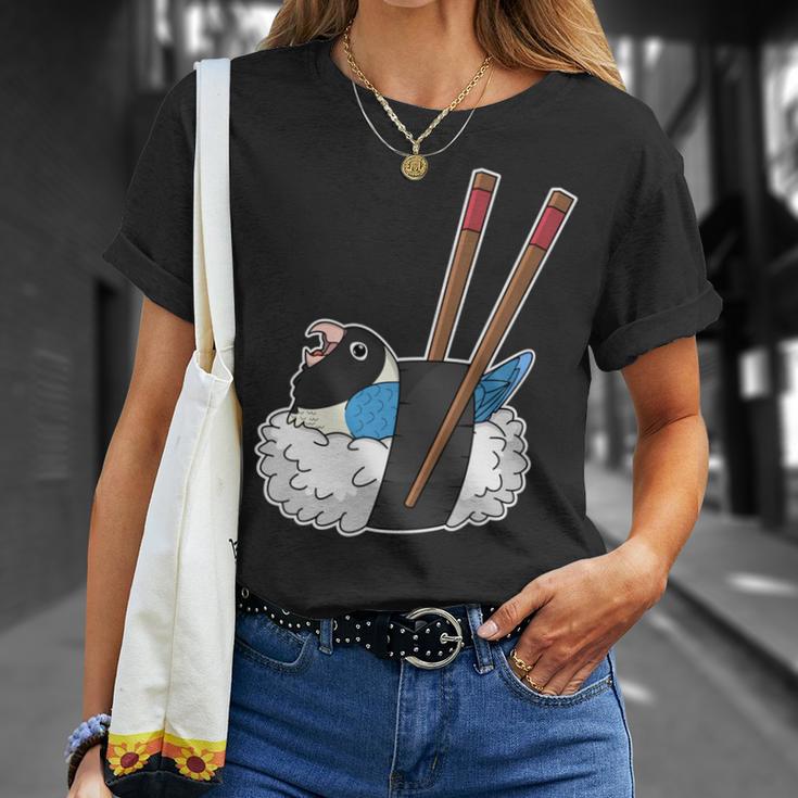 寿司ロール オウム I Kawaii Food I Blue-Masked Lovebird 長袖tシャツ Tシャツ 彼女への贈り物