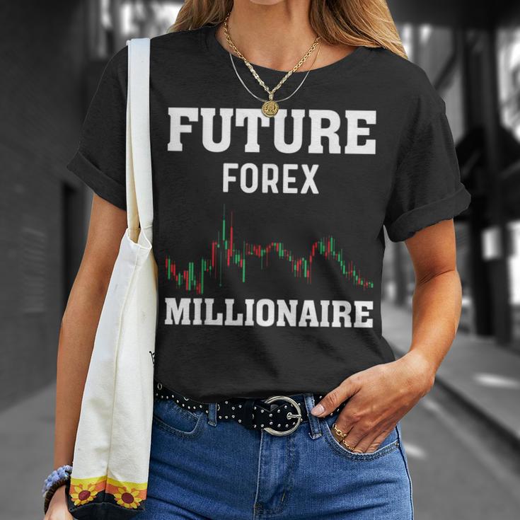将来のfx億万長者トレーダー Tシャツ 彼女への贈り物