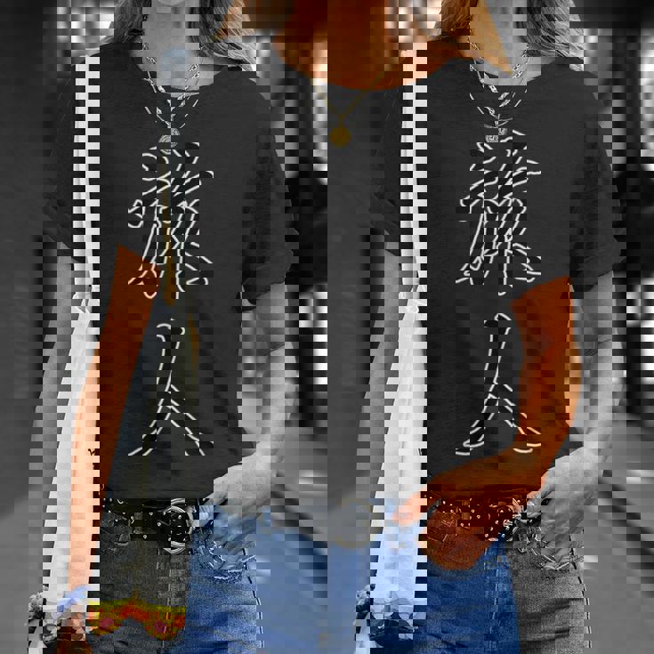 旅人 たびびと【 漢字デザイン 】毛筆 メッセージ・面白 Tシャツ 彼女への贈り物