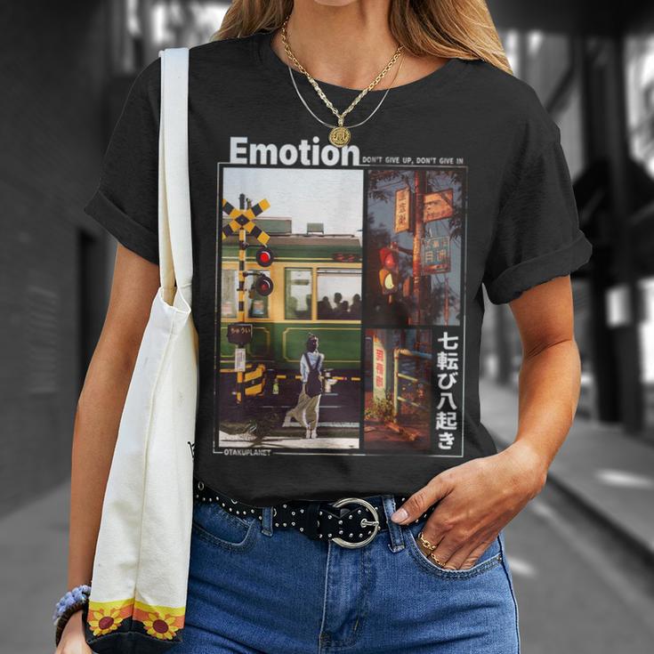 日本 電車 美学 ミニマリスト 90年代 東京 ストリートウェア Tシャツ 彼女への贈り物