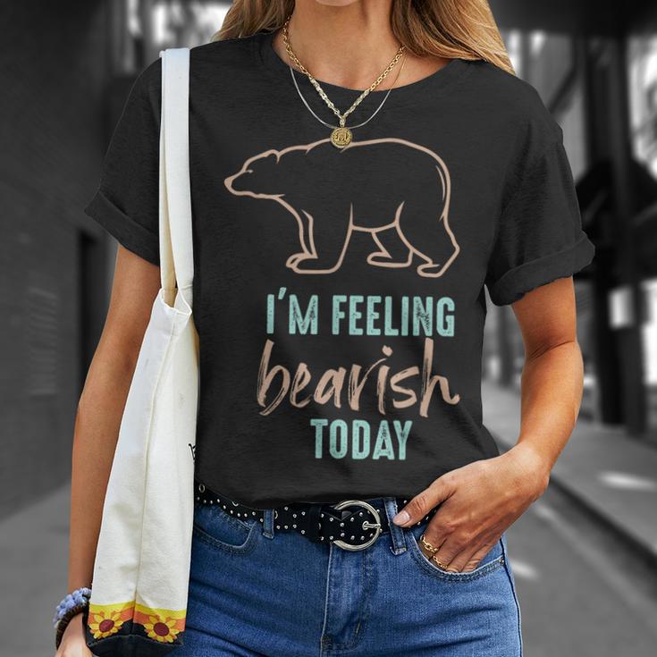 株式トレーダーのためのベアマーケットデザイン Tシャツ 彼女への贈り物