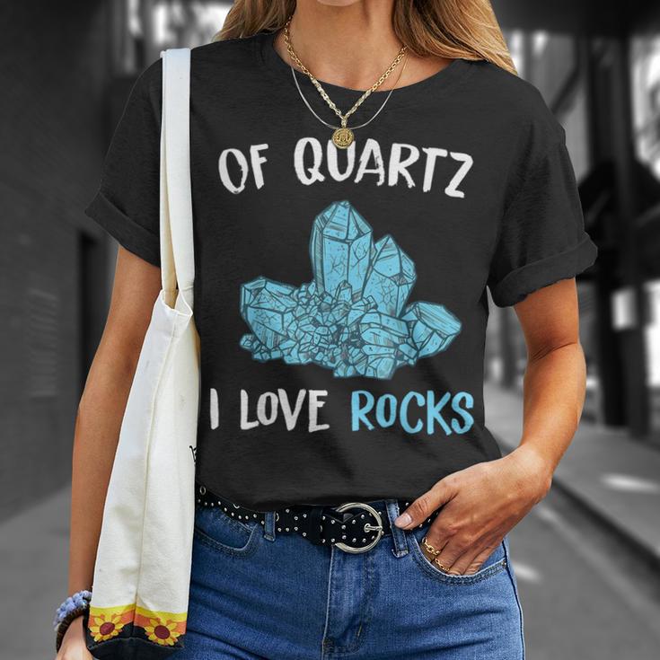 水晶鉱石コレクター 地質学者 Tシャツ 彼女への贈り物